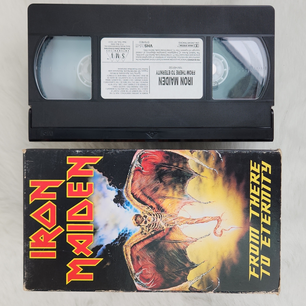 Iron Maiden: From There To Eternity 1992 VHS Out of Print, Rare